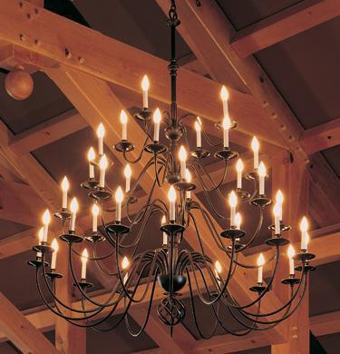 Hubbardton Forge Ball Basket 36 Arm Chandelier Model: 191560-SKT-25