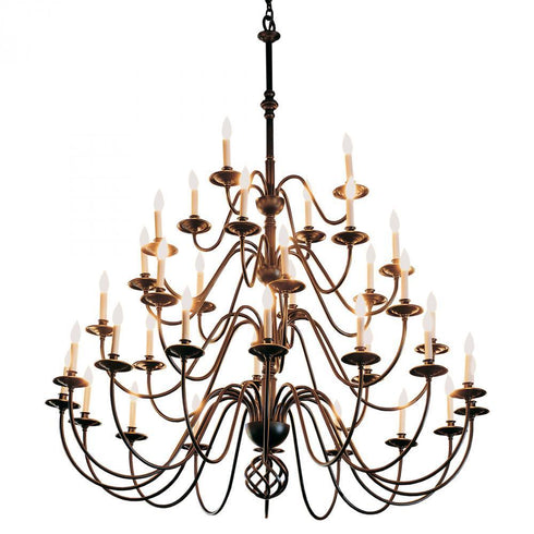 Hubbardton Forge Ball Basket 36 Arm Chandelier Model: 191572-SKT-82