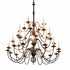 Hubbardton Forge Ball Basket 36 Arm Chandelier Model: 191572-SKT-82