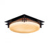 Hubbardton Forge Banded Semi Flush Model: 124394-SKT-82-GG0097