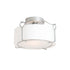 Hubbardton Forge Bow Medium Semi Flush Model: 121142-SKT-20-LL0218