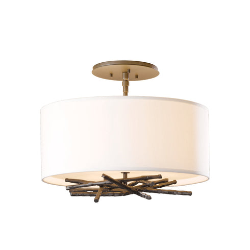 Hubbardton Forge Brindille Semi Flush Model: 127660-SKT-03-SB1505
