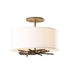Hubbardton Forge Brindille Semi Flush Model: 127660-SKT-03-SB1505