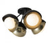 Hubbardton Forge Brooklyn 4 Light Double Shade Semi Flush Model: 121376-SKT-86-84-GG0711