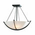 Hubbardton Forge Compass Small Semi Flush Model: 124555-SKT-14-GG0020