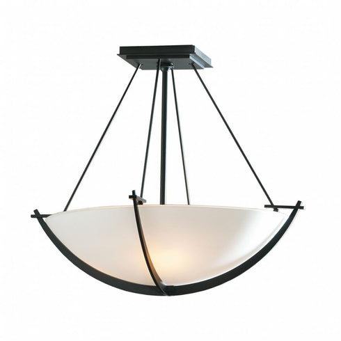 Hubbardton Forge Compass Small Semi Flush Model: 124555-SKT-85-SS0020