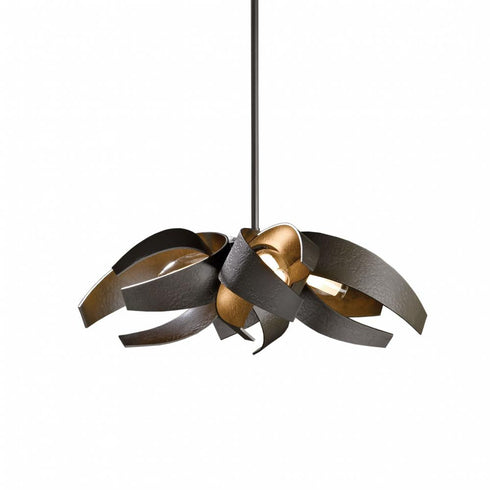 Hubbardton Forge Corona Small Pendant Model: 136500-SKT-SHRT-14-YE0352
