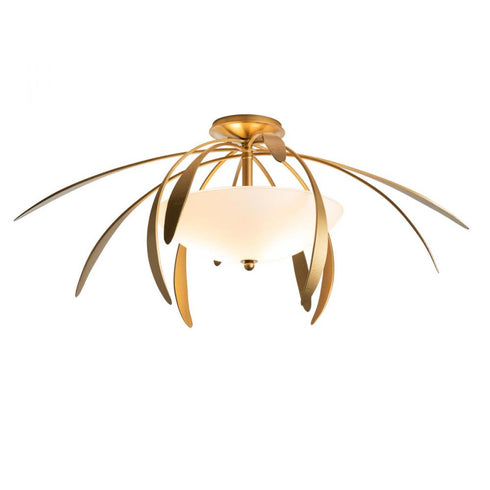 Hubbardton Forge Dahlia Medium Semi Flush Model: 124352-SKT-07-GG0048
