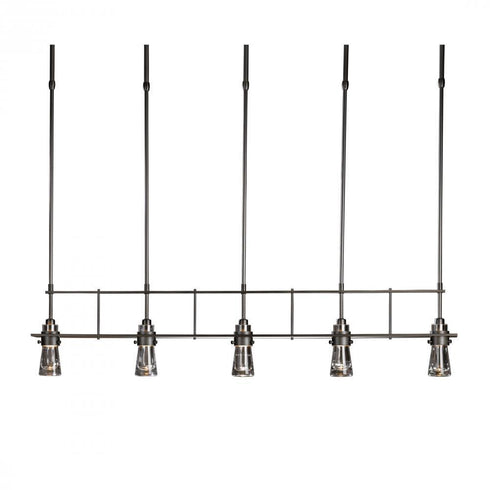Hubbardton Forge Erlenmeyer 5 Light Pendant Model: 137725-SKT-SHRT-82-ZM0343