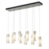 Hubbardton Forge Exos 10 Light Rectangular Pendant Model: 131204-SKT-STND-85-ZM0065
