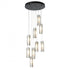 Hubbardton Forge Exos 9 Light Round Pendant Model: 131104-SKT-STND-14-GG0065