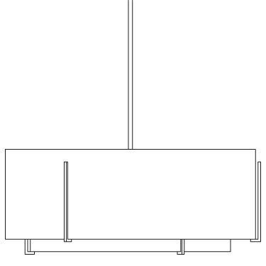 Hubbardton Forge Exos Double Shade Large Scale Pendant Model: 194630-FLU-10-SE2499-SB3099