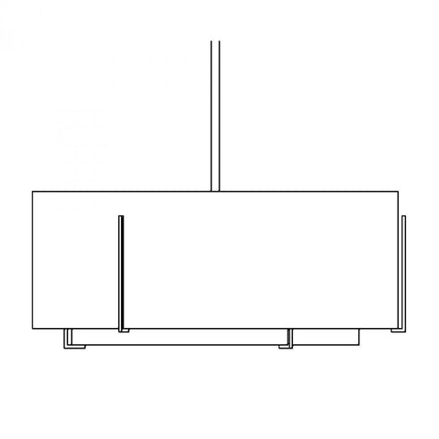 Hubbardton Forge Exos Double Shade Large Scale Pendant Model: 194630-FLU-82-SA2499-SA3099