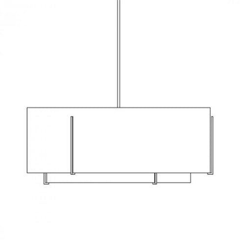 Hubbardton Forge Exos Double Shade Large Scale Pendant Model: 194642-FLU-82-SA3399-SA4299