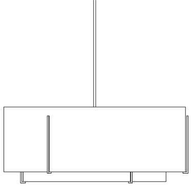 Hubbardton Forge Exos Double Shade Large Scale Pendant Model: 194642-SKT-08-SA3399-SJ4299