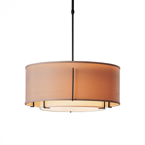 Hubbardton Forge Exos Double Shade Pendant Model: 139605-FLU-SHRT-84-SA1590-SA2290