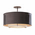 Hubbardton Forge Exos Double Shade Semi Flush Model: 126503-SKT-07-SA1590-SA2290