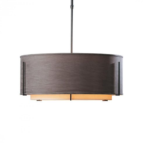 Hubbardton Forge Exos Large Double Shade Pendant Model: 139610-FLU-LONG-82-SA2290-SA2899