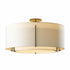 Hubbardton Forge Exos Large Double Shade Semi Flush Model: 126505-SKT-82-SF2290-SJ2899