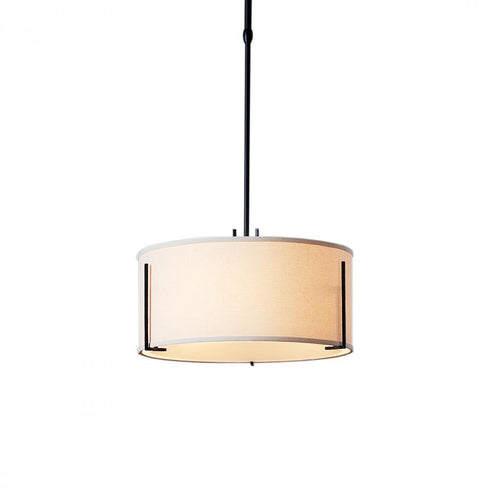 Hubbardton Forge Exos Single Shade Pendant Model: 139600-FLU-LONG-82-SA1590