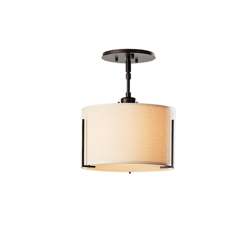 Hubbardton Forge Exos Single Shade Semi Flush Model: 126498-SKT-85-SA1099