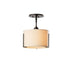 Hubbardton Forge Exos Single Shade Semi Flush Model: 126498-SKT-85-SA1099