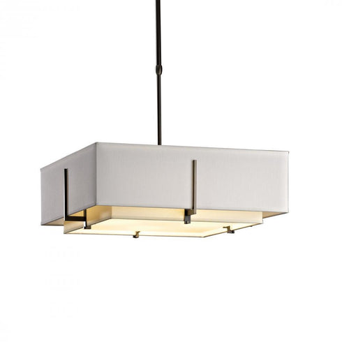Hubbardton Forge Exos Square Double Shade Pendant Model: 139630-SKT-LONG-82-SA1605-SJ2012