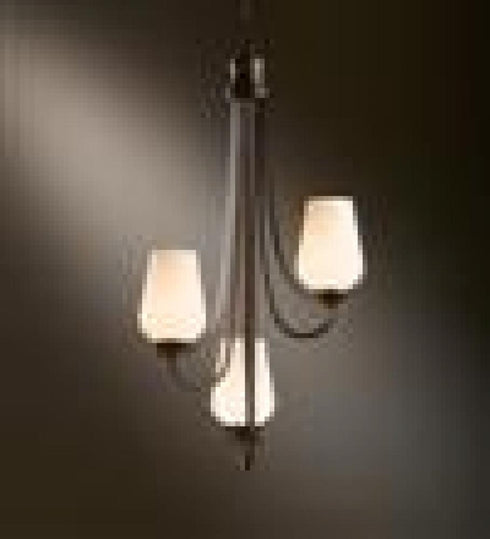 Hubbardton Forge Flora 3 Arm Chandelier Model: 103033-SKT-82-GG0303
