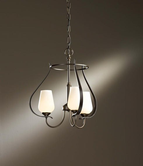 Hubbardton Forge Flora 3 Arm Chandelier Model: 103047-SKT-82-GG0303