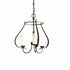 Hubbardton Forge Flora 3 Arm Chandelier Model: 103047-SKT-82-GG0303