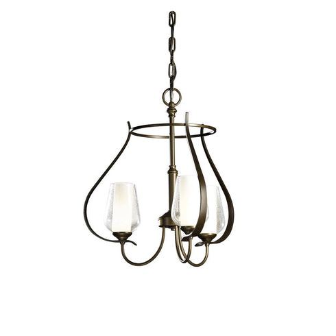 Hubbardton Forge Flora 3 Arm Chandelier Model: 103047-SKT-82-GG0303