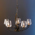 Hubbardton Forge Flora 5 Arm Chandelier Model: 103040-SKT-82-GG0236