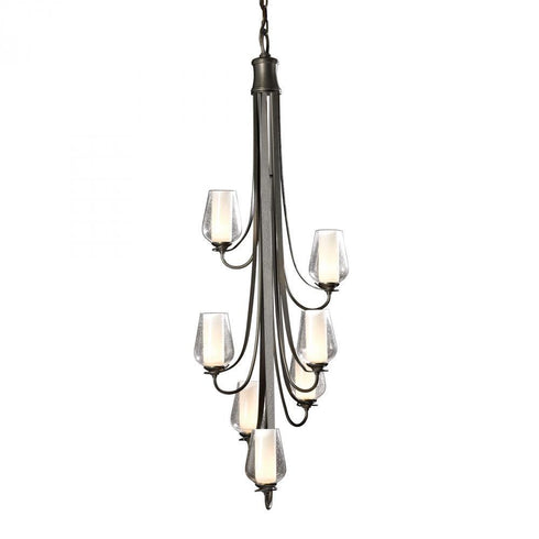 Hubbardton Forge Flora 7 Arm Chandelier Model: 103037-SKT-82-GG0303