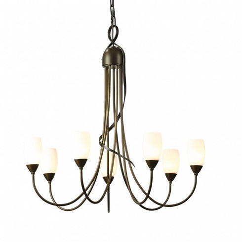 Hubbardton Forge Flora 7 Arm Chandelier Model: 103049-SKT-85-GG0444