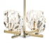 Hubbardton Forge Gatsby 4 Light Semi Flus Pendant Model: 131061-SKT-MULT-20-CR