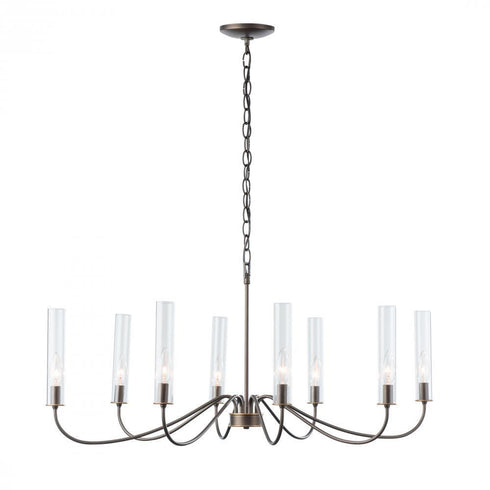 Hubbardton Forge Grace 8 Arm Chandelier Model: 105050-SKT-03-BR-ZM0611