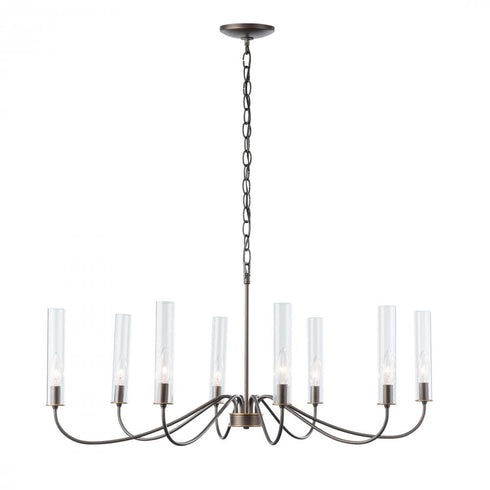 Hubbardton Forge Grace 8 Arm Chandelier Model: 105050-SKT-85-BR-ZM0611