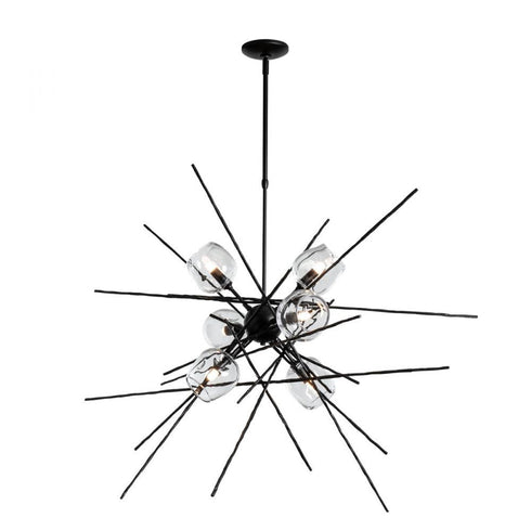 Hubbardton Forge Griffin Starburst Pendant Model: 131590-SKT-LONG-10-ZM0709