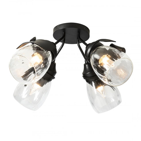 Hubbardton Forge Lapas 4 Light Semi Flush Model: 121371-SKT-10-GG0330
