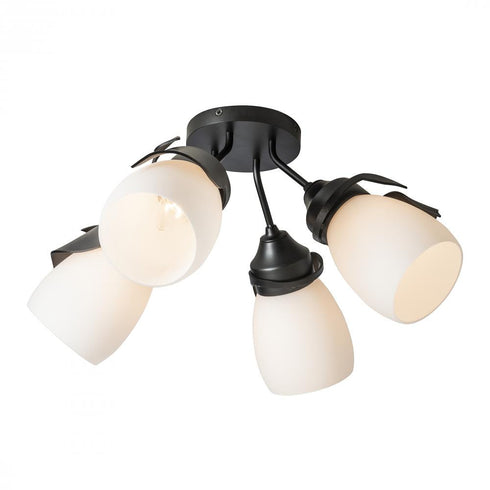 Hubbardton Forge Lapas 4 Light Semi Flush Model: 121371-SKT-84-GG0330