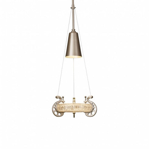 Hubbardton Forge Lens Mini Pendant Model: 187510-SKT-SHRT-20-YG0547