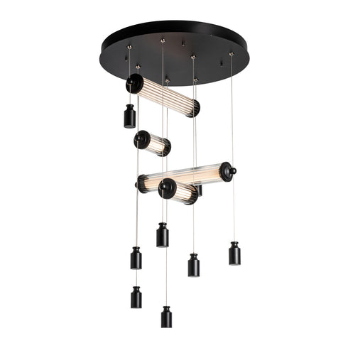 Hubbardton Forge Libra 4 Light LED Semi Flush Model: 129100-LED-14-ZM0696
