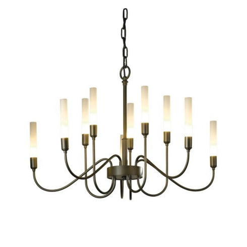 Hubbardton Forge Lisse 10 Arm Chandelier Model: 106030-SKT-85