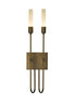 Hubbardton Forge Lisse 2 Light Sconce Model: 203053-SKT-82
