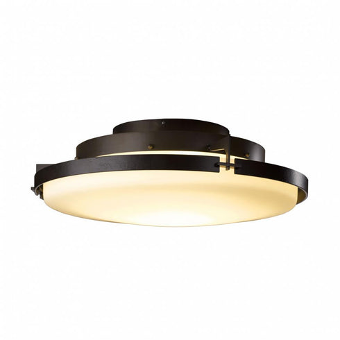 Hubbardton Forge Metra LED Flush Mount Model: 126747-LED-14-GG0437