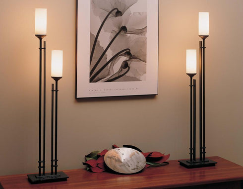Hubbardton Forge Metra Twin Table Lamp Model: 268413-SKT-25-ZX0063