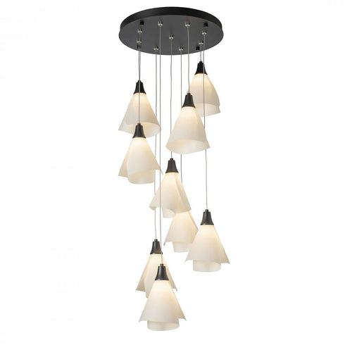 Hubbardton Forge Mobius 9 Light Round Pendant Model: 131102-SKT-LONG-86-SH1987