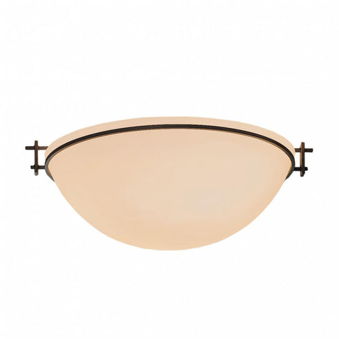Hubbardton Forge Moonband Large Semi Flush Model: 124252-SKT-86-SS0050