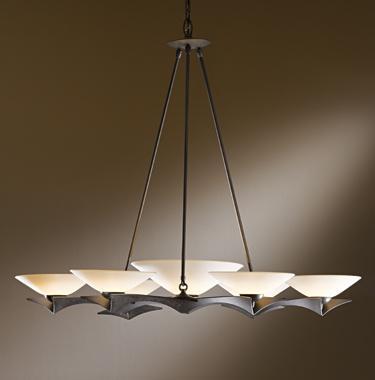 Hubbardton Forge Moreau Chandelier Model: 104325-SKT-25-SS0440