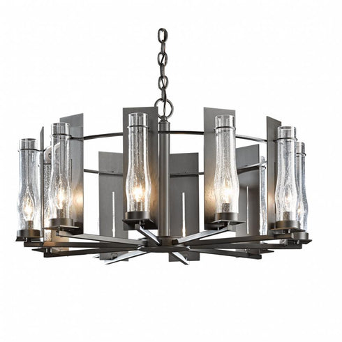 Hubbardton Forge New Town 10 Arm Chandelier Model: 103290-SKT-03-II0184